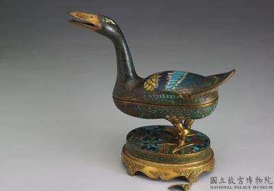 图片[2]-Cloisonne censer in the form of a wild duck, Early 16th century, Ming dynasty-China Archive